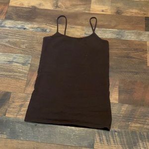 Brown cami tank top